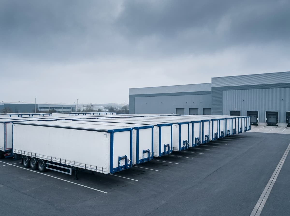 Avropa logistika mərkəzi və yükləmə körpüləri